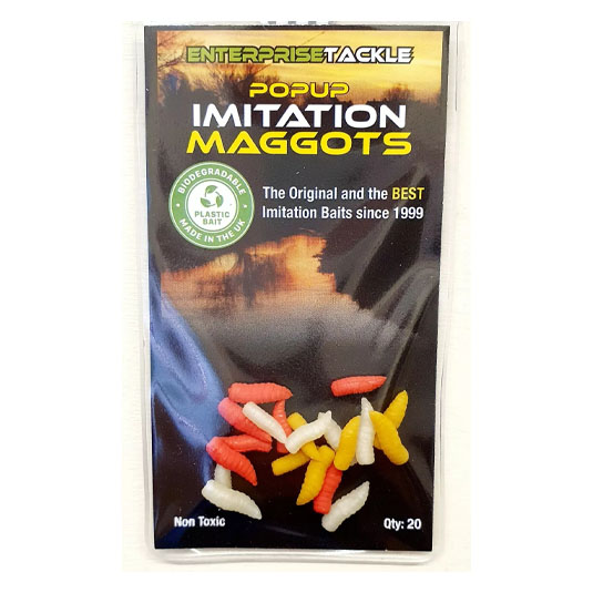 Viermi artificiali Enterprise Tackle Imitation Maggots - Mixed Colours