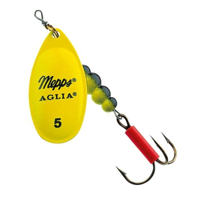 Lingura Rotativa Mepps Aglia, marimea 2, Hot Chartreuse, 4.5gr