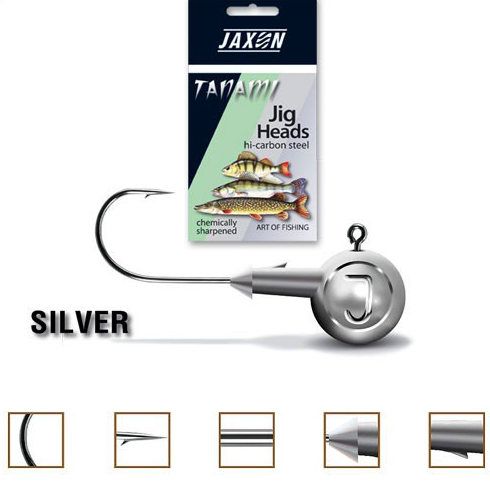 Jig Jaxon Tanami Silver, carlig nr.6, 3gr