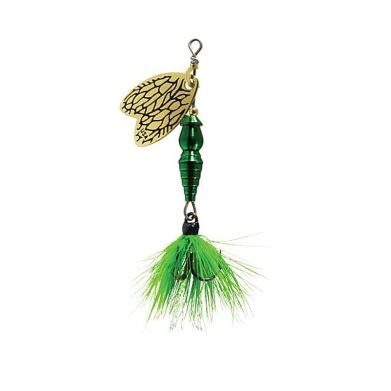 Rotativa Mepps Thunder Bug, marimea 2, Grasshopper-Gold, 7.0gr