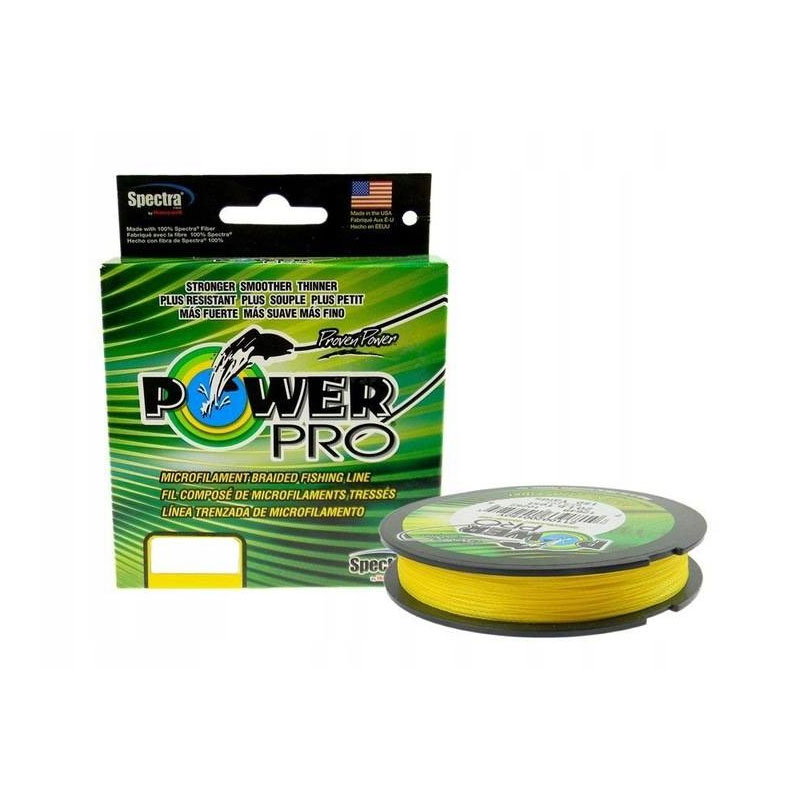 Fir textil PowerPro Hi Vis Yellow Line 0.06mm/3kg/135m
